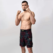 XCC MMA Fight Short - Schwarz/Rot