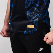 XCC Fight Night Herren Walkout-Trikot – Schwarz/Blau