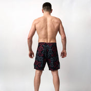 XCC MMA Fight Short - Schwarz/Rot