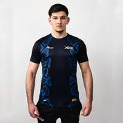 XCC Fight Night Herren Walkout-Trikot – Schwarz/Blau