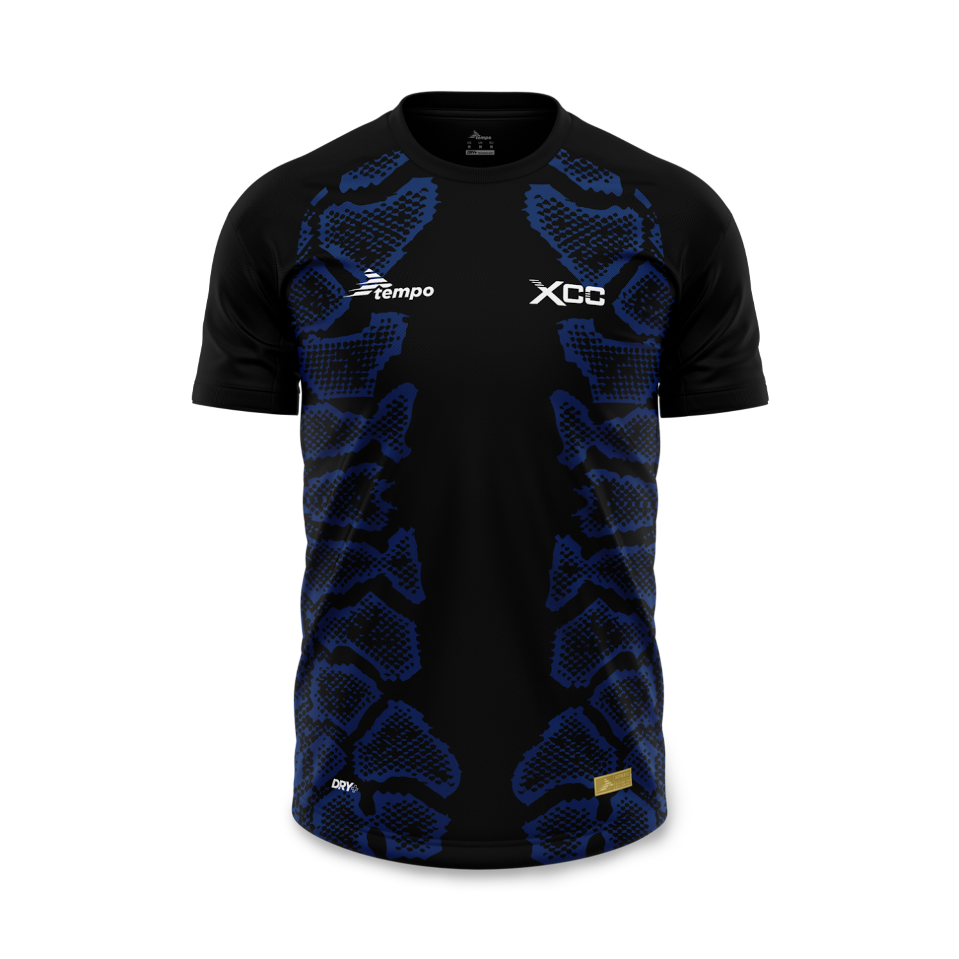 XCC Fight Night Herren Walkout-Trikot – Schwarz/Blau