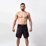 XCC MMA Fight Short - Schwarz/Rot