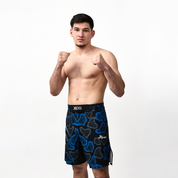 XCC MMA Fight Short - Schwarz/Blau