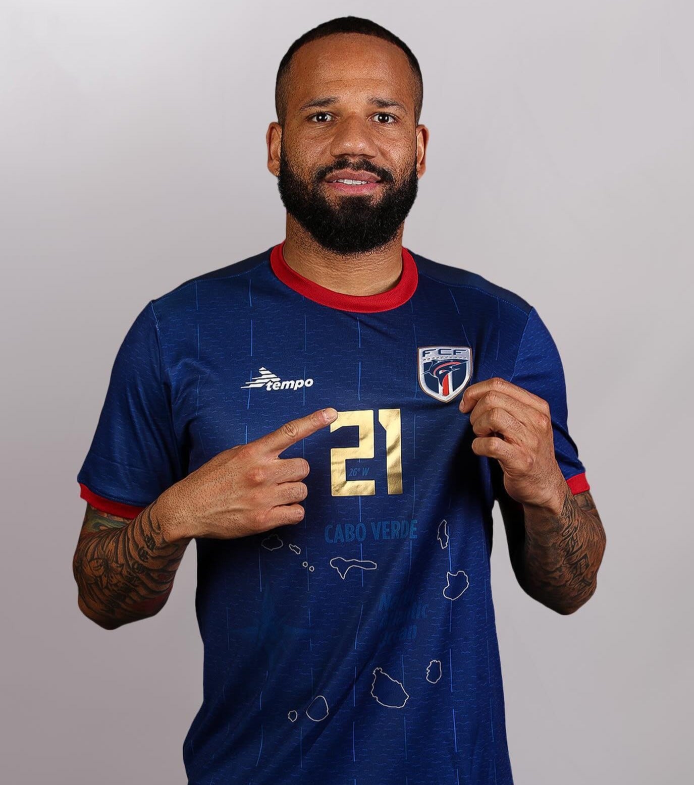 Cape Verde Home Match Jersey 2025 - Player Edition