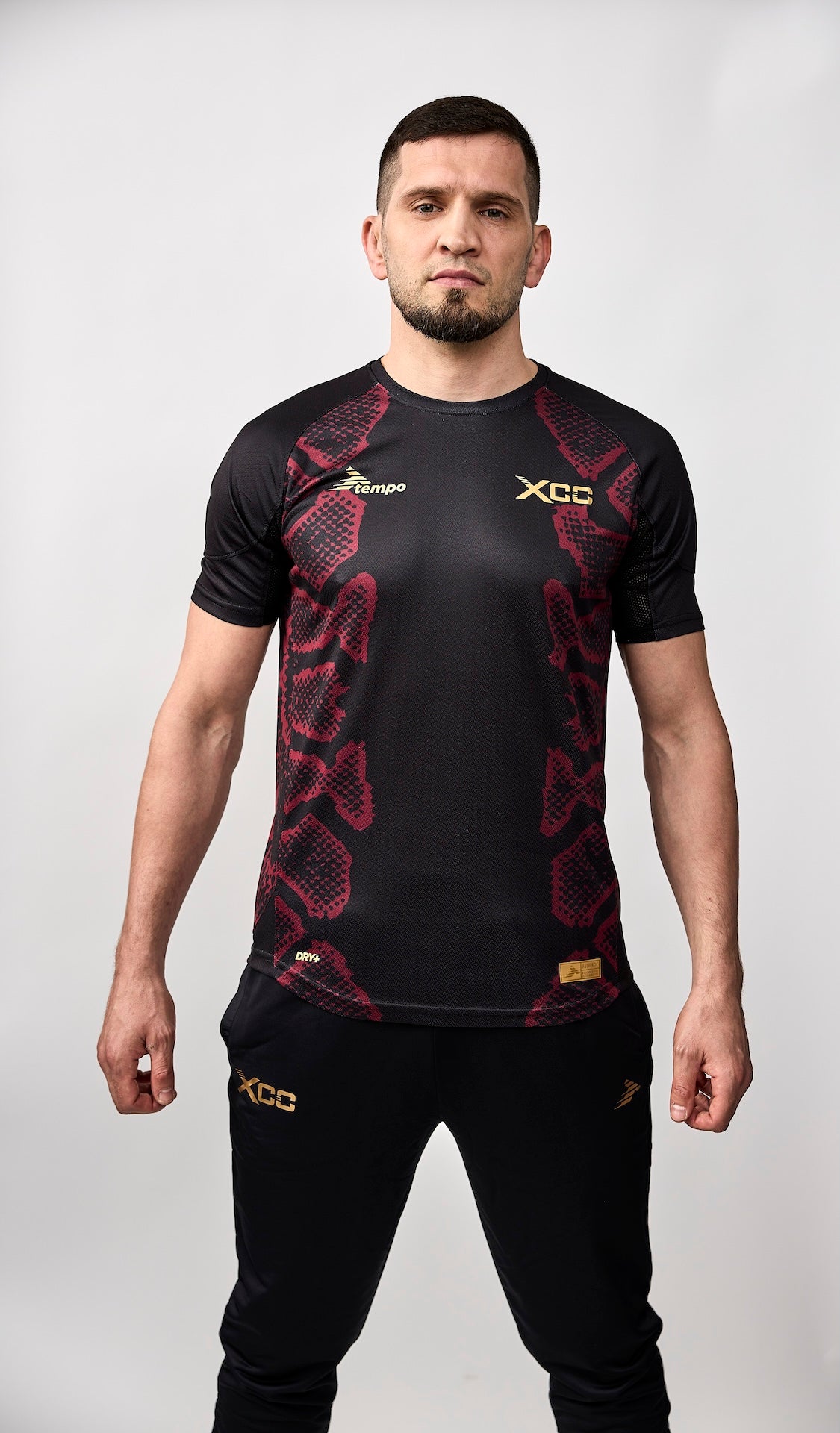 XCC Fight Night Men's Walkout Jersey - Black/Red