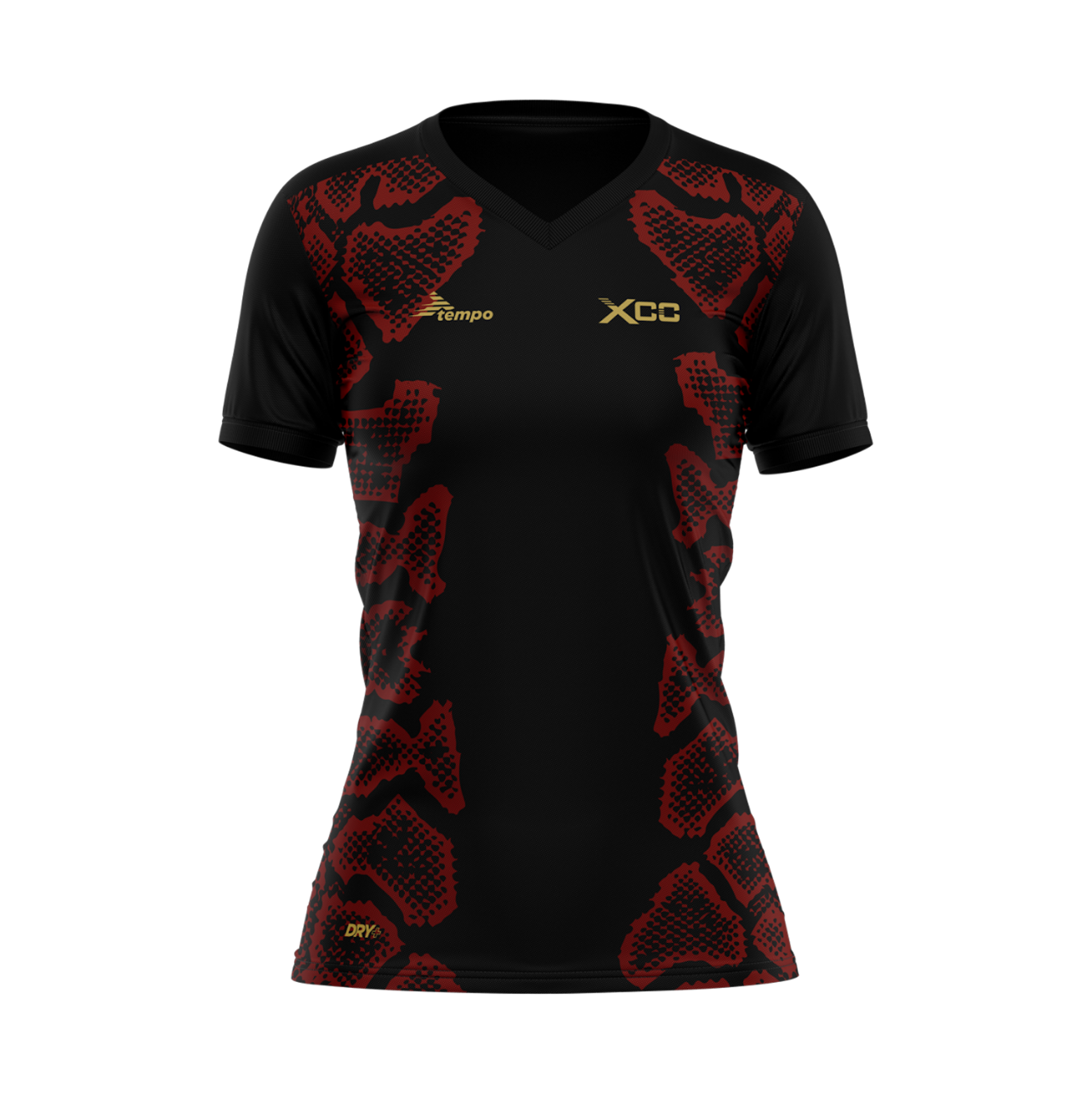 XCC Fight Night Women's Walkout Jersey - Black/Red