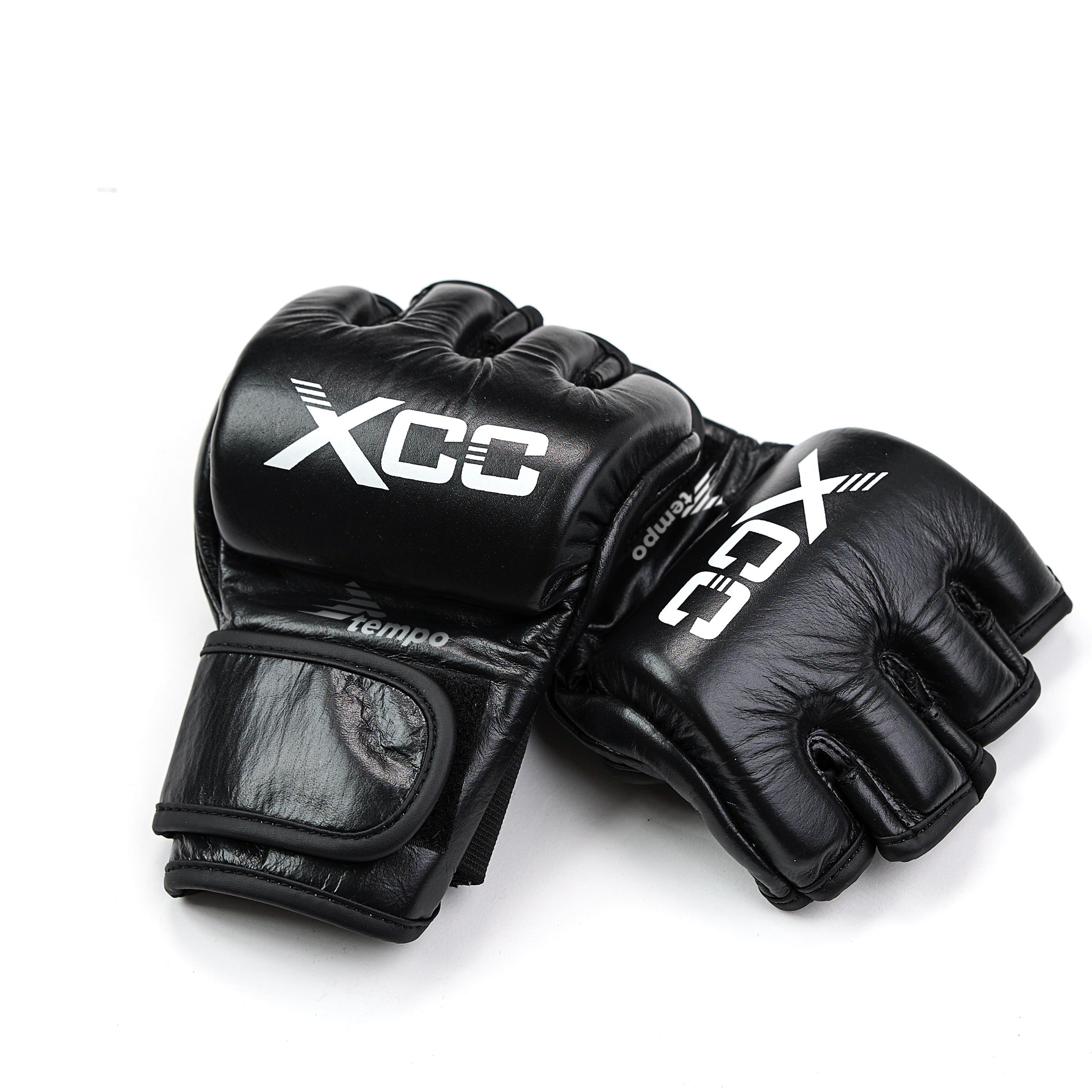 XCC MMA Pro Kampfhandschuhe - Schwarz