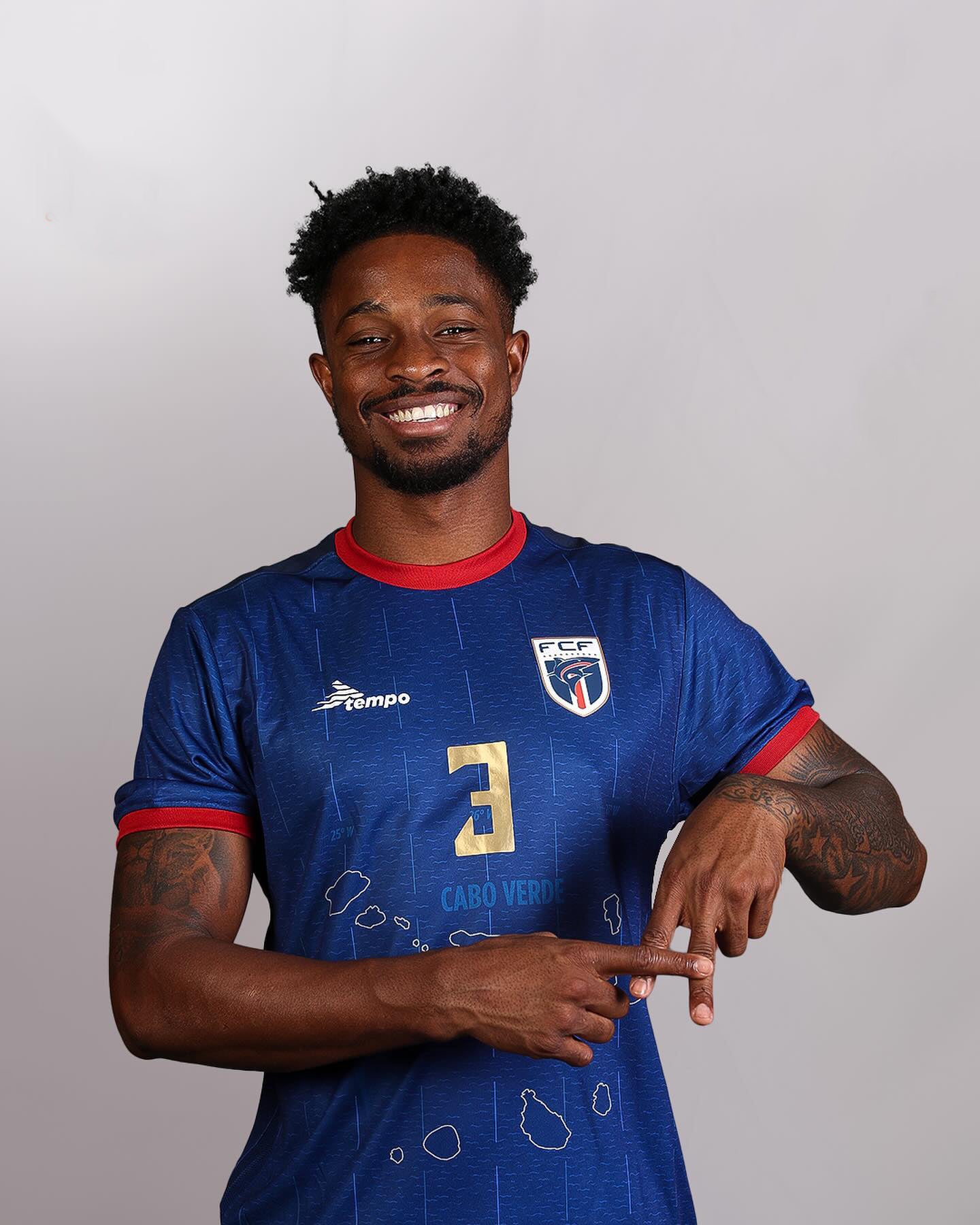 Cape Verde Home Match Jersey 23/24 - Player Edition